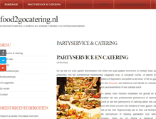 Tablet Screenshot of food2gocatering.nl